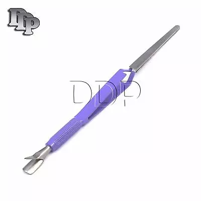 Acrylic Nail Pincher  Multi Function Cuticle Pusher Tweezer Magic Wand Purple • $7.90