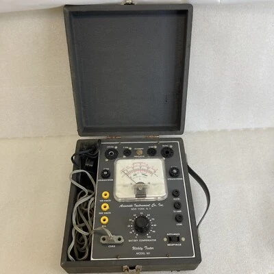 $20 • Buy Vintage Accurate Instrument Co Model 161 Utility Tube Tester Meter - *untested*