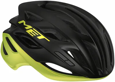 MET Estro MIPS Helmet - Black/Lime Yellow Metallic Glossy Medium • $159