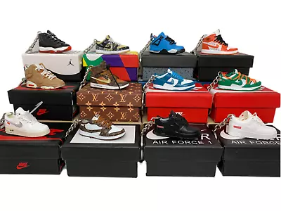 Air Jordan Mini Sneaker Keychain With Shoe Box 3D Gift/Charm High Quality • $11.97