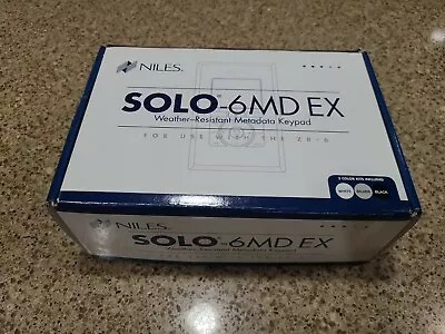 $69.95 • Buy Niles Solo-6MD EX Weather Resistant Metadata Keypad For ZR-6 Receiver 3 Colr Kit