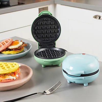 Mini Waffle Maker Electric Pancake Machine Stick Breakfast Waffle Cake Iron~ • £17.24