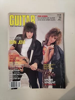 Guitar For The Practicing Musician Magazine - Vinnie Vincent Poster - May 1987 • $49.99