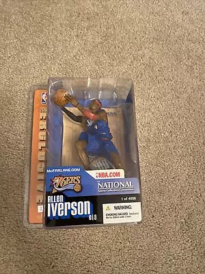 2004 NBA McFarlane ALLEN IVERSON  The National Figure 1/4008 Philadelphia 76ers • $29.95