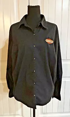 Harley Davidson Women’s 1W Button-up Long Sleeve Embroidered HD Logo • $15