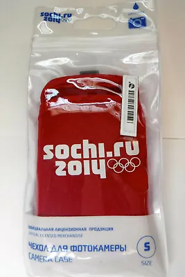 Sochi 2014 Olympics Small Camera Case Red Official Product Authentic • $9.99