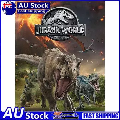 $11.58 • Buy 5D DIY Diamond Painting Kits Full Round Drill Dinosaur Mosaic Art (sz1777)