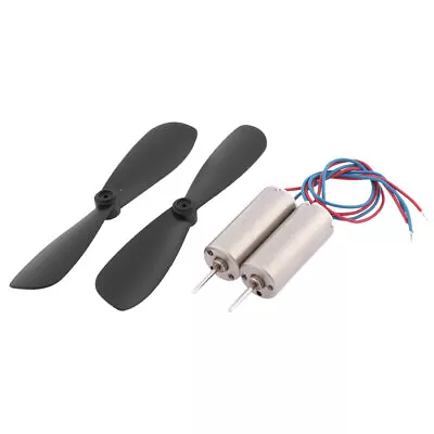 RC Model 2-Vanes Propeller + Wired Coreless Motor DC 3.7V 40000RPM 2 Sets • $8.49