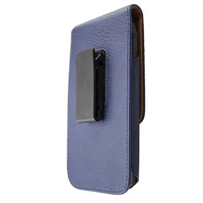 Caseroxx Outdoor Case For Alcatel A3 In Blue Made Of Real Leather • $25.14