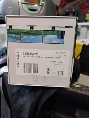 £51 • Buy Dell D3100 USB 3.0 4k HD Docking Station Bnib