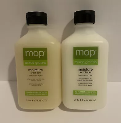 Mop Mixed Greens Moisture Shampoo & Conditioner Normal To Dry HAIR 8.45 Oz NEW!! • $42.99