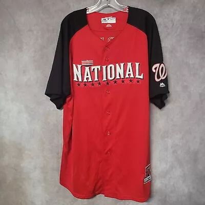 2015 Majestic Authentic Bryce Harper 34 National All Star Game Jersey Men 52 2XL • $79.99