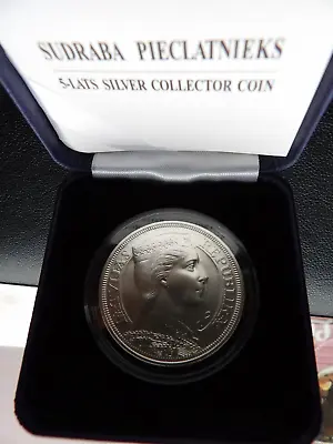 Latvia Lettland 2012 Silver Coin 5 Lats  SILVER COLLECTOR COIN MILDA Box Coa RAR • $179.95