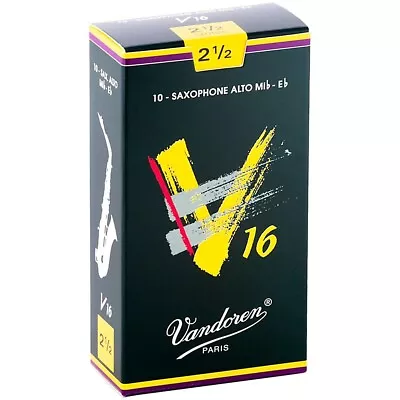 Vandoren Alto Sax V16 Reeds Strength 2.5 Box Of 10 • $34