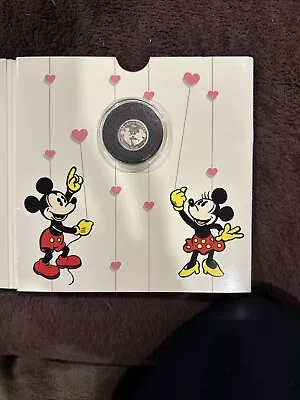 .999 Silver Rarities My Love Is Yours Mickey & Minnie Mouse Coin • $25