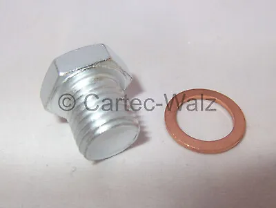 Oil Drain Screw Locking Screw Oil Pan Incl. Gasket For Mazda 323 S V • $9.04