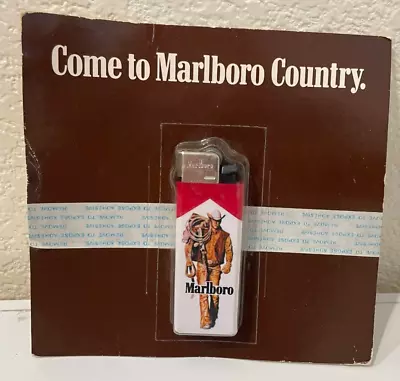 New NOS 1983 Vintage Saddle Carrying Marlboro Man Slim Cigarette Lighter • $24.99