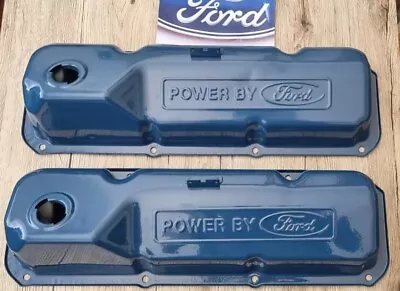 Ford Xy Gt Power By Rocker Valve Cover Pair Cleveland Xw Early Xa 351 393 Coupe  • $159.50