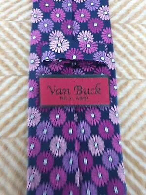 Van Buck Silk Tie 7cm • £12.50