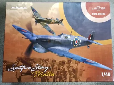 Eduard 1/48 Spitfire Story: Malta - Spitfire Mk.Vb/Vc Dual Combo Limited Edition • £49.99