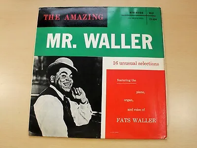 £7.99 • Buy EX/EX !! Fats Waller/The Amazing Mr Waller/1955 Riverside Mono LP