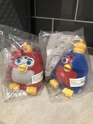 2 McDonald's Vintage Furby Happy Meal Toys 2001. In Original Bags Sealed. • £5