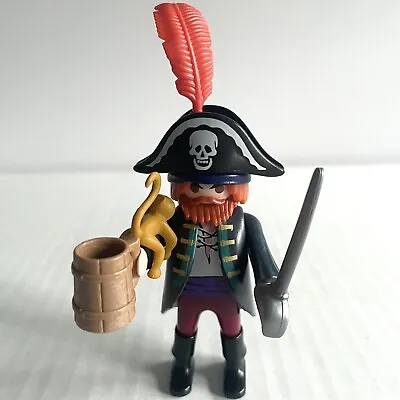 Playmobil Figures: Pirate With Monkey Sword & Ale Tankard • £3.50