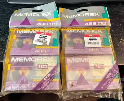 Memorex Dbs 110 NEW Cassette Tapes Quantity: 4 • $29.99