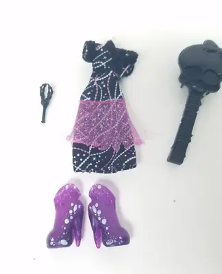 Monster High Doll Abbey Bominable Home Ick Replacement Dress Boots Brush • $14.99