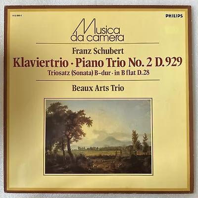 Beaux Arts Trio  Schubert Klaviertrio No.2  Philips 412 060-1 Vinyl Lp • $14.92