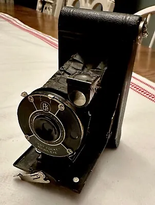 Antique 1920s EKC Eastman Kodak Vest Pocket Hawkeye Folding Camera 127 Format • $30