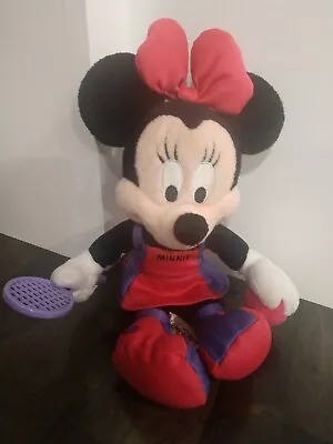 Walt Disney World Resorts Purple Tennis Minnie Plush Stuffed Bean Bag Toy 11   • $5.42