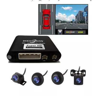 HD 1080P 360 Bird View Panorama System Car DVR System Rear Camera For All Car • $180