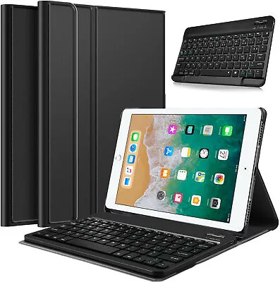 $35.95 • Buy For IPad 5th 6th Gen 9.7  Air 1 2 3 Pro 10.5 Bluetooth Case With Keyboard Cover