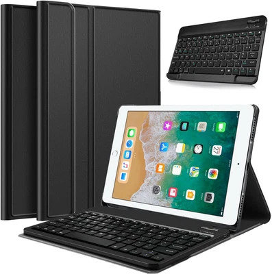 $35.95 • Buy For IPad 5th 6th Gen 9.7  Air 1 2 3 Pro 10.5 Bluetooth Case With Keyboard Cover