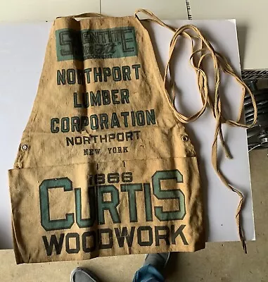 Vintage Northportlong Island New York Curtis Lumber Work Apron • $149