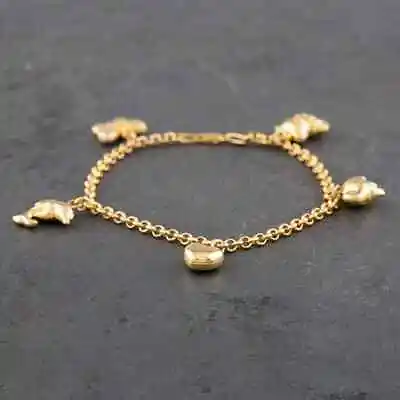 Second Hand 18ct Yellow Gold Charm Bracelet 4123052 • £1050