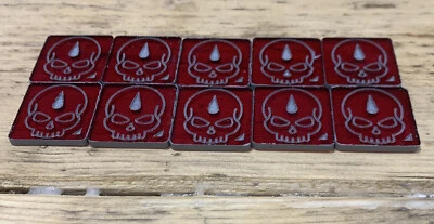 £5 • Buy Warhammer 40k Tokens Markers Token Games Workshop Kill Team Counters Set Acrylic