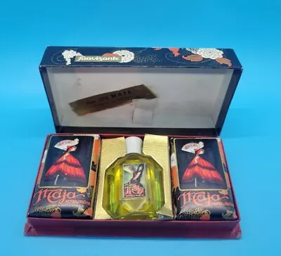 Vintage Nueva Maja Myrurgia Perfume Cologne Jabon Soap Set Made In Spain  • $46.85