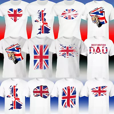 Union Jack British Flag Great Britain Queens Jubilee T Shirt  #P3#OR#2 • £13.49