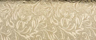 Antique Gold Matelasse Jacquard Fabric By The Yard Drapery Upholstery  • $16.95