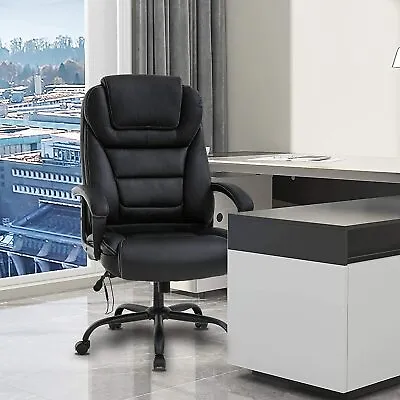 Big And Tall 500lbs Wide Seat Ergonomic Massage Chair Office Computer Desk Chair • $168.61