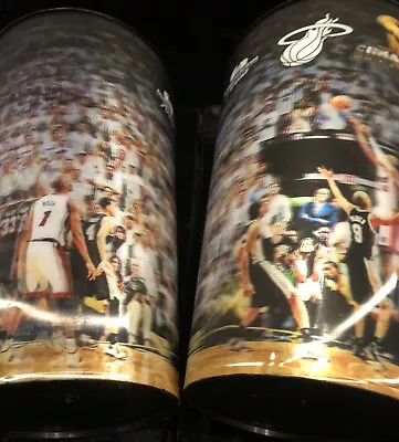 (2) 2013 Miami Heat NBA Champions Souvenir Plastic MOTION Cup Lenticular • $24.99