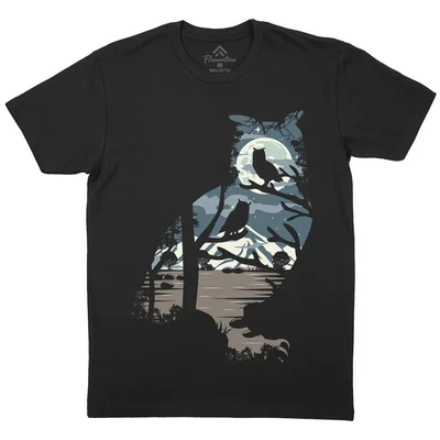 Owl T-Shirt Animals Art Nature Night Watch Birds Of Prey Wild Talons P114 • £13.99