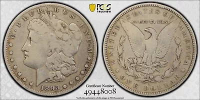 1893-s Pcgs Vg08 Morgan Dollar • $4295