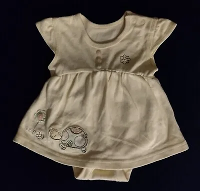 GEORGE FIRST SIZE Newborn Dress - Pale Yellow - Good Condition  • £2