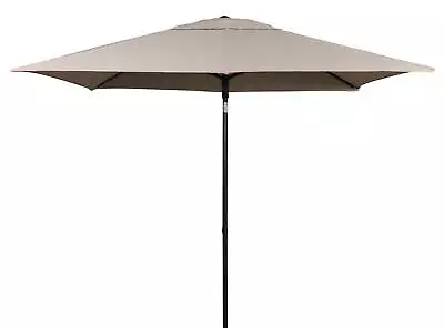 6 X 7.5 Foot Push-Up Rectangular Market Umbrella Tan • $37.76