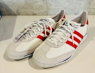 $0.99 • Buy Adidas SL 72 Grey One/Cloud White/Vivid Red Men’s US 12 Brand New G58115