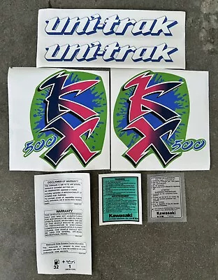 Kawasaki 1990 KX500 Reproduction Decal Set / Sticker Kit • $145