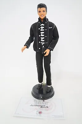 Elvis Presley Jailhouse Rock Barbie Collector Pink Label Mattel 2009 • $40